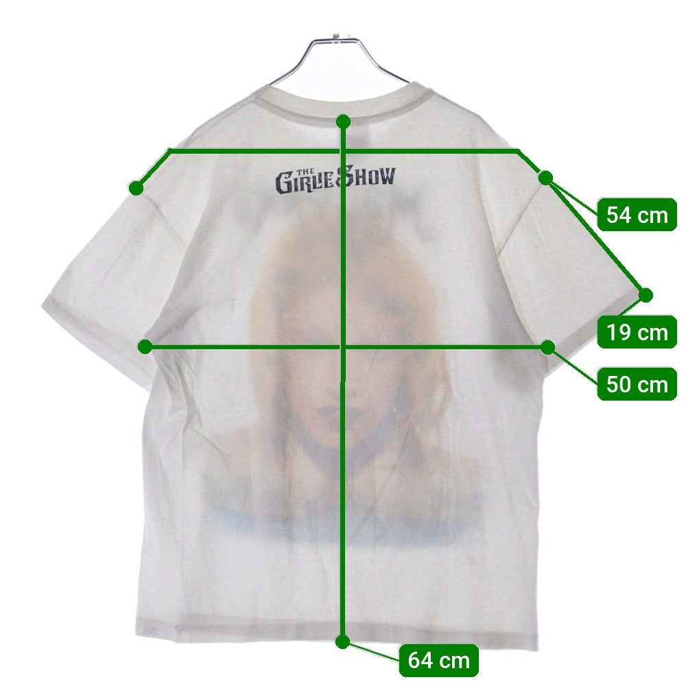 VINTAGE(ヴィンテージ) 90S VINTAGE MADONNA 1993 THE GIRLIE SHOW WHITE BRIGHT GREEN TEE マドンナ 1993 ザ ガーリー ショー ホワイト ブライトグリーン 両面プリント 半袖Tシャツ
