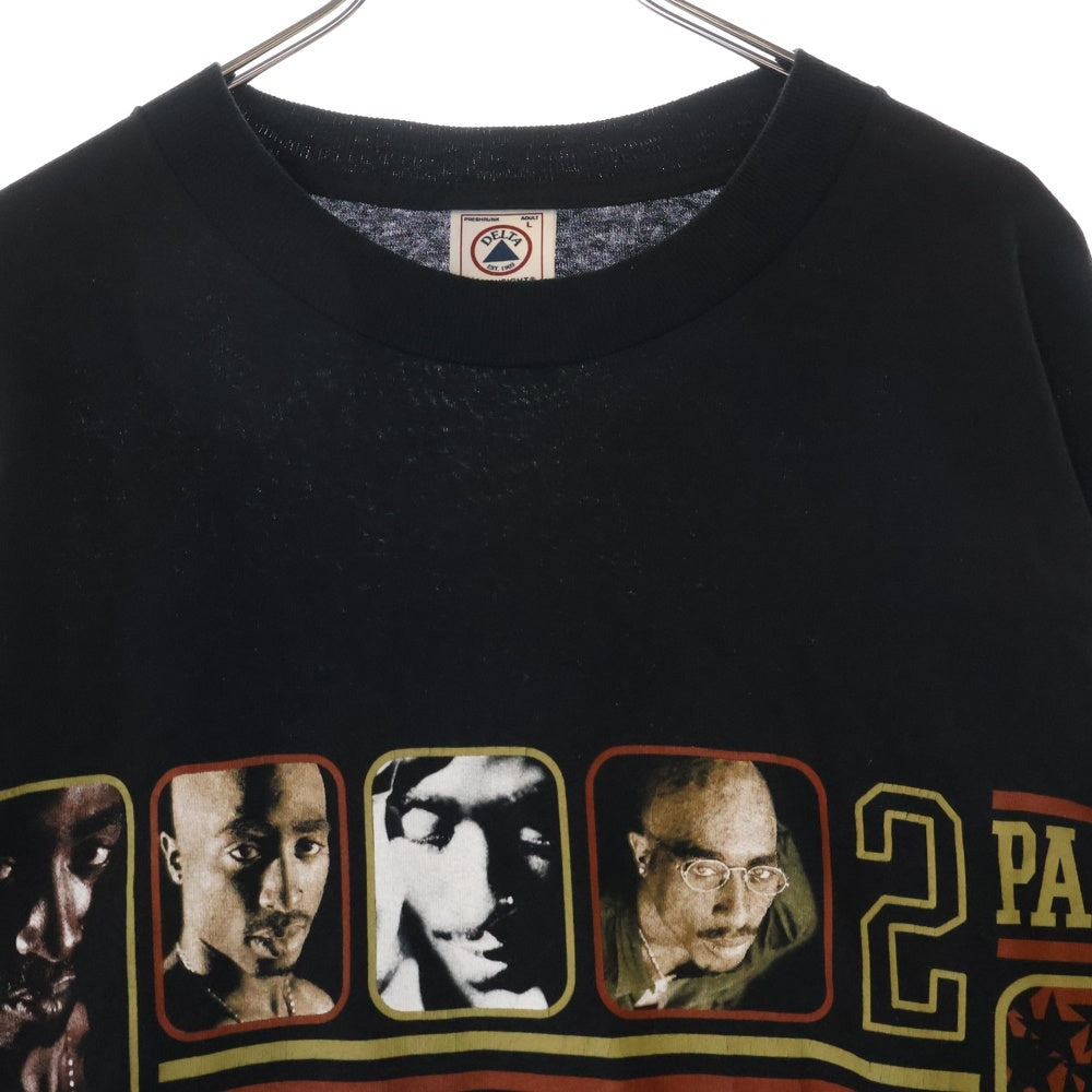 VINTAGE(ヴィンテージ) 90S VINTAGE 2PAC L/S TEE ヴィンテージ 2パック フォトプリント クルーネック 長袖Tシャツ ロングスリーブ カットソー ブラック