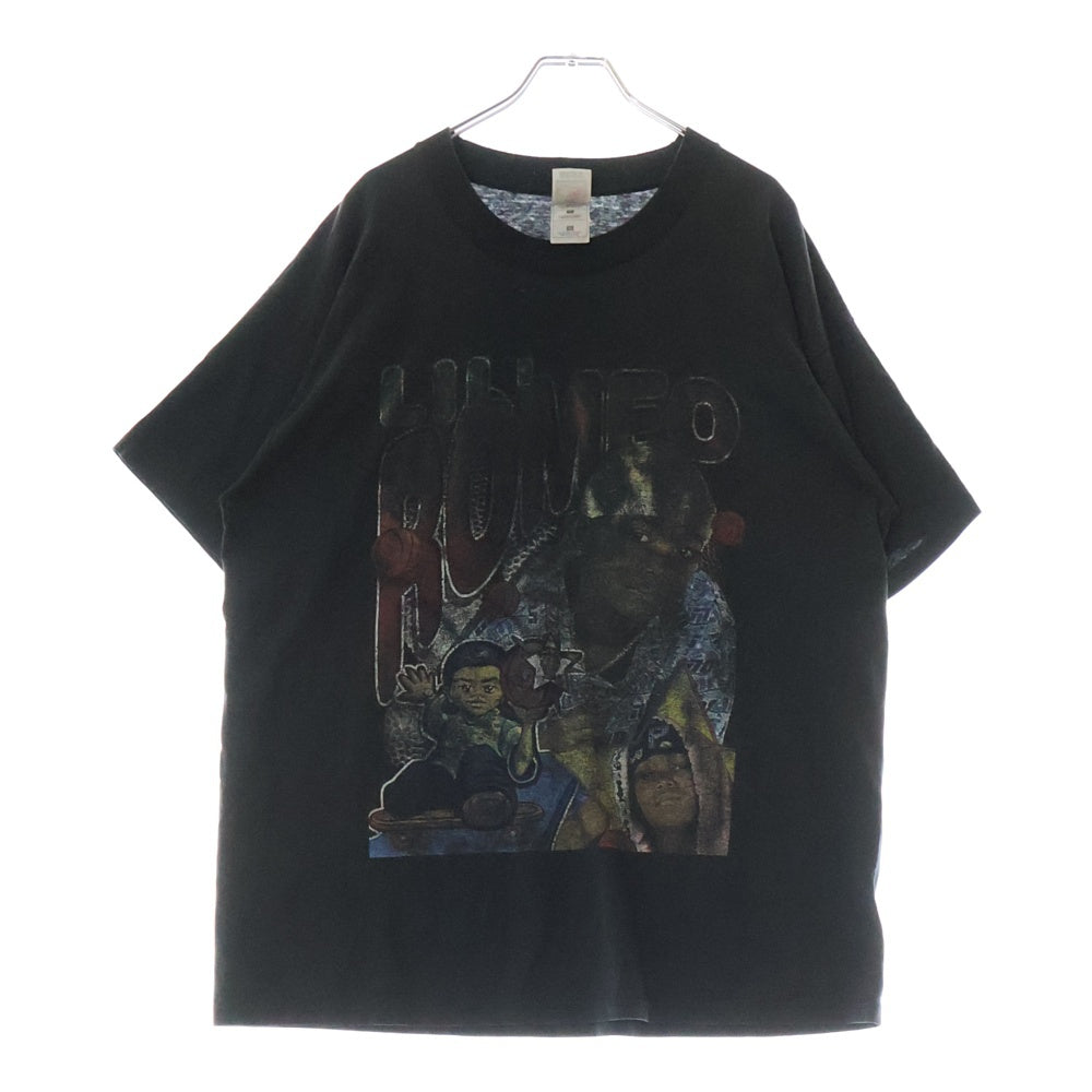 VINTAGE(ヴィンテージ) 90S VINTAGE LIL ROMEO TEE ヴィンテージ リル ロメオ 両面プリント クルーネック 半袖Tシャツ カットソー ブラック