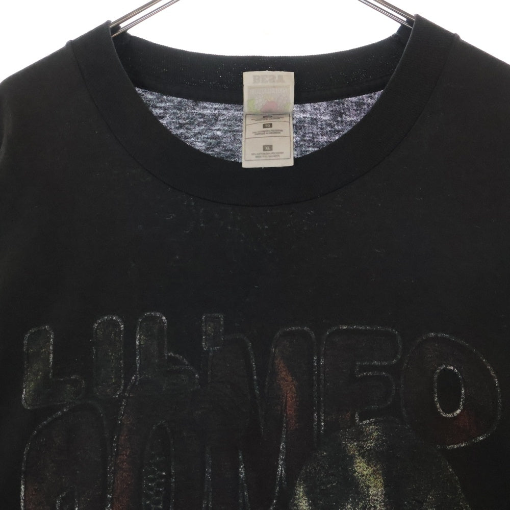 VINTAGE(ヴィンテージ) 90S VINTAGE LIL ROMEO TEE ヴィンテージ リル ロメオ 両面プリント クルーネック 半袖Tシャツ カットソー ブラック