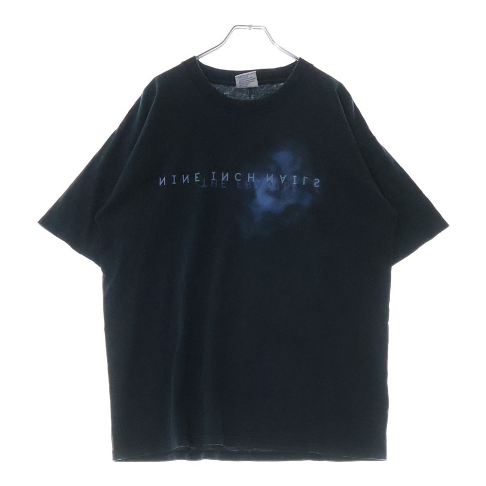 VINTAGE(ヴィンテージ) 90S VINTAGE NINE INCH NAILS THE FRAGILE BLUE BOX LOGO ナインインチネイルズ ザ フラジャイル ブルーボックスロゴ プリントTシャツ 半袖カットソー