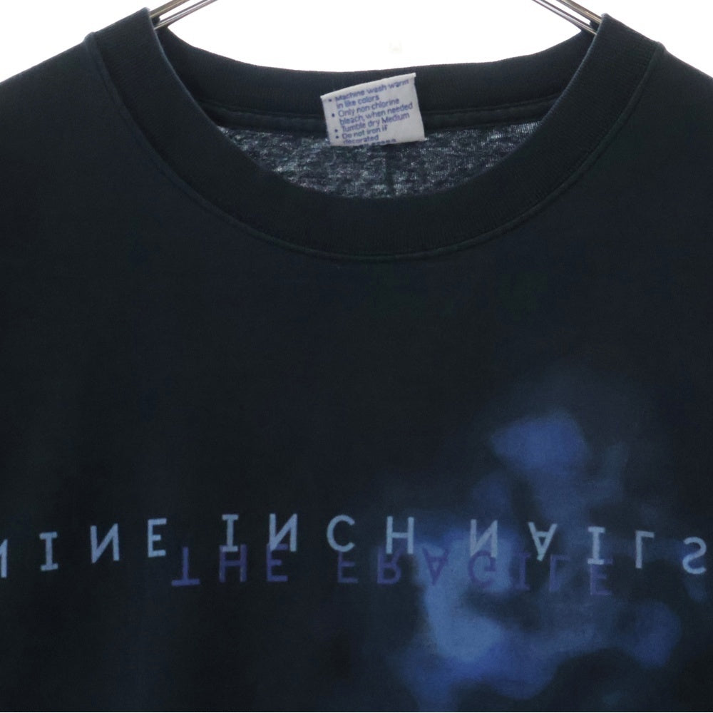 VINTAGE(ヴィンテージ) 90S VINTAGE NINE INCH NAILS THE FRAGILE BLUE BOX LOGO ナインインチネイルズ ザ フラジャイル ブルーボックスロゴ プリントTシャツ 半袖カットソー