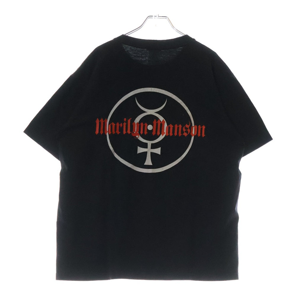 VINTAGE(ヴィンテージ) 00S VINTAGE MARILYN MANSON 2000 HOLY WOOD マリリンマンソン ホーリーウッド ヴィンテージ プリントTシャツ 半袖カットソー ブラック