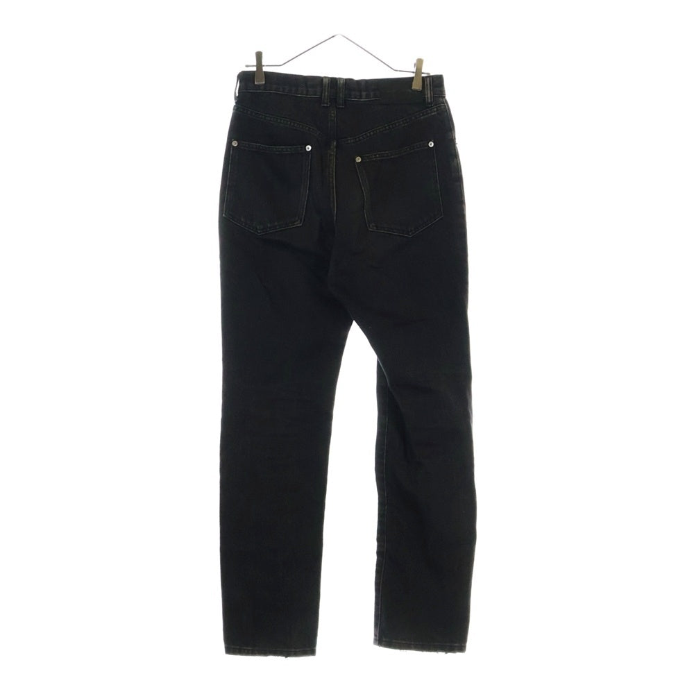 JOHN LAWRENCE SULLIVAN(ジョンローレンスサリバン) 20SS BLEACHED DENIM ZIPPED PANTS ブリーチドデニムジッパードパンツ ブラック 2A008-0320-15