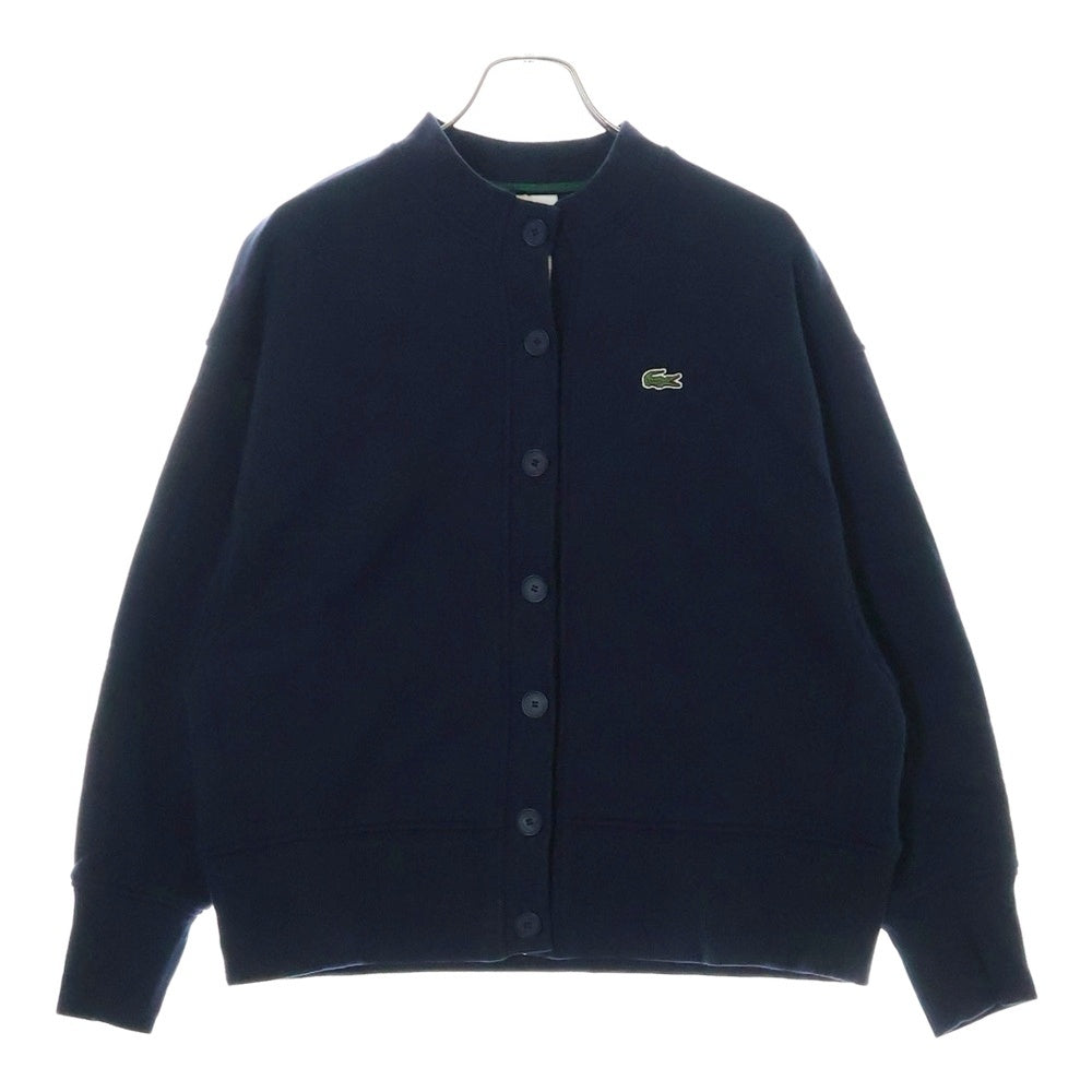 LACOSTE(ラコステ) ワニ刺繍 スウェットカーディガン ネイビー SF007J