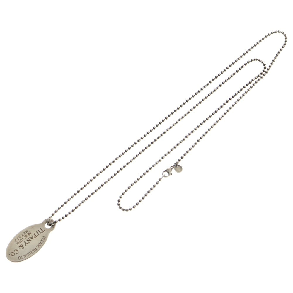 TIFFANY & Co.(ティファニー) RETURN TO TIFFANY リターントゥティファニー オーバルタグ ネックレス シルバー