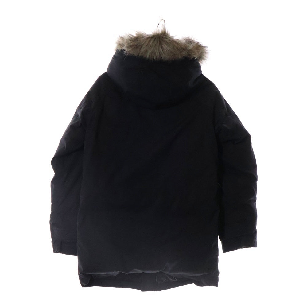 THE NORTH FACE PURPLE LABEL(ノースフェイスパープルレーベル) ロングセロー ファー着脱 フーデッドダウンコート ジャケット ブラック ND2557N