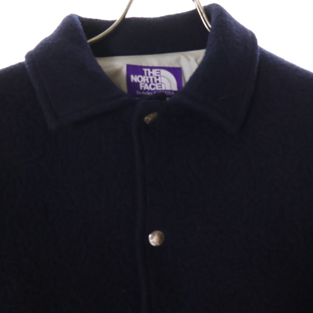 THE NORTH FACE PURPLE LABEL(ノースフェイスパープルレーベル) WOOL FLEECE COACHERS ウールフリース コーチジャケット ネイビー NA2650N