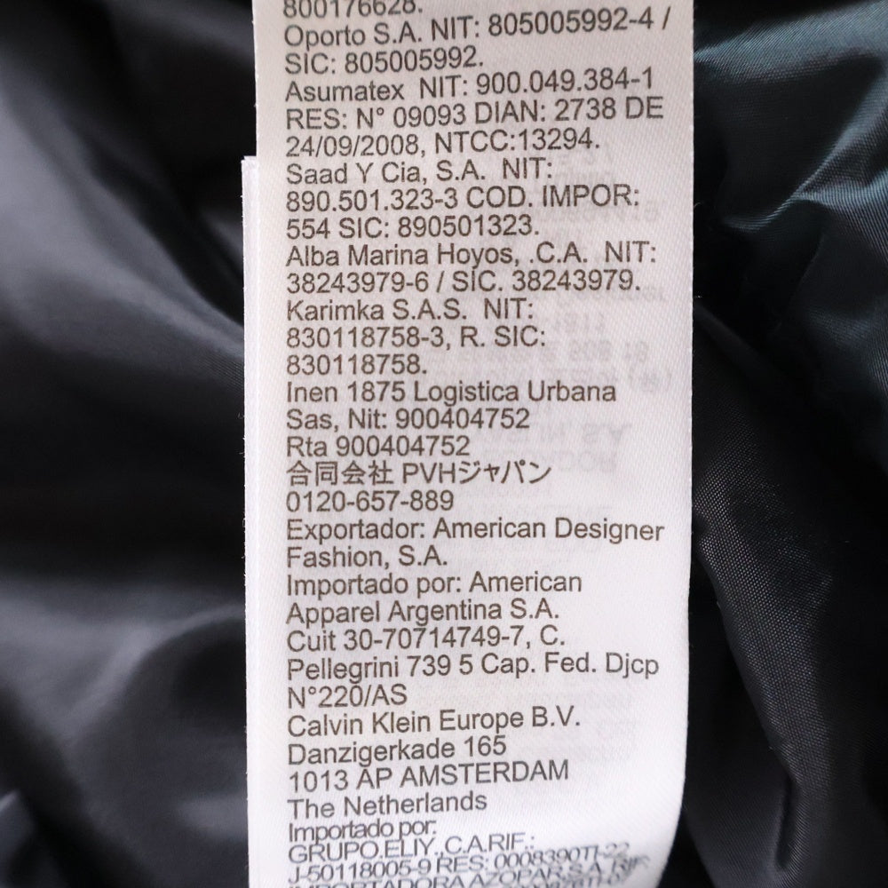 Calvin Klein Jeans(カルバンクラインジーンズ) デタッチャブルフーデッド ナイロン ジップアップダウンジャケット ブラック J326604