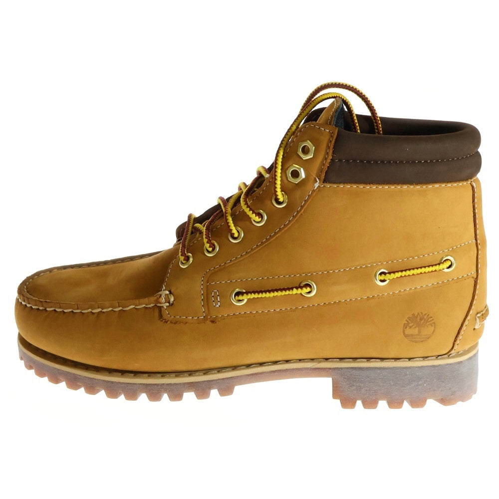Timberland(ティンバーランド) オーセンティック ミッド レースアップ スウェードレザーブーツ キャメル 0A2N4C
