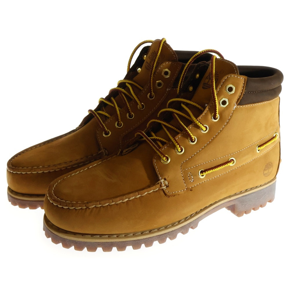 Timberland(ティンバーランド) オーセンティック ミッド レースアップ スウェードレザーブーツ キャメル 0A2N4C
