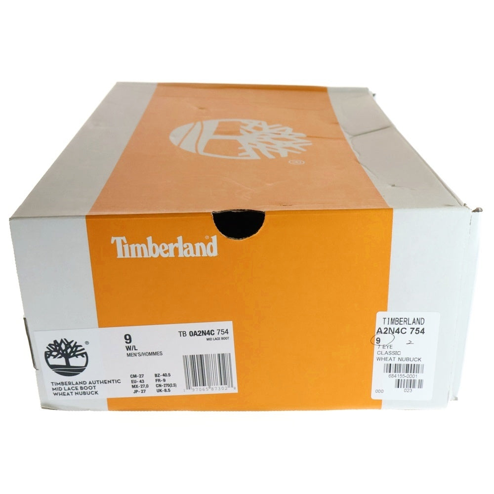 Timberland(ティンバーランド) オーセンティック ミッド レースアップ スウェードレザーブーツ キャメル 0A2N4C
