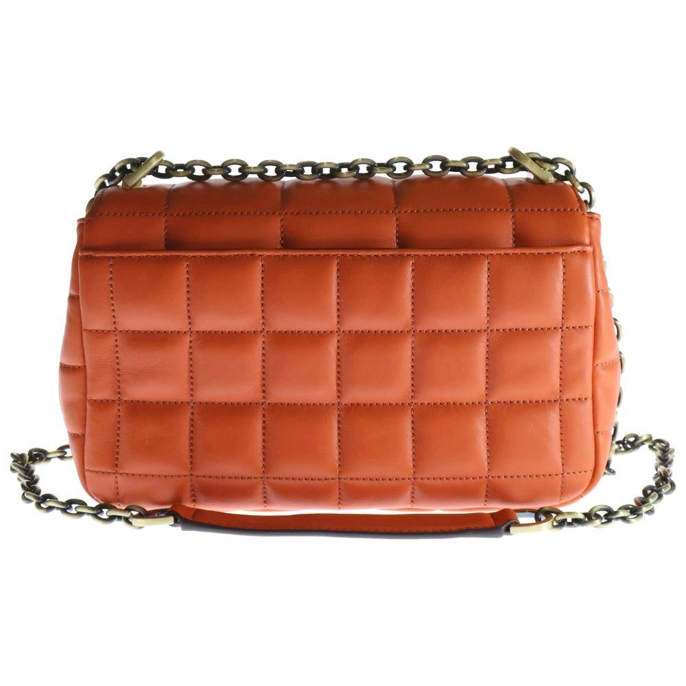 MICHAEL KORS(マイケルコース) 21AW SOHO ソーホー キルティングレザー チェーン ショルダーバッグ オレンジ レディース 30F1A1SL3L