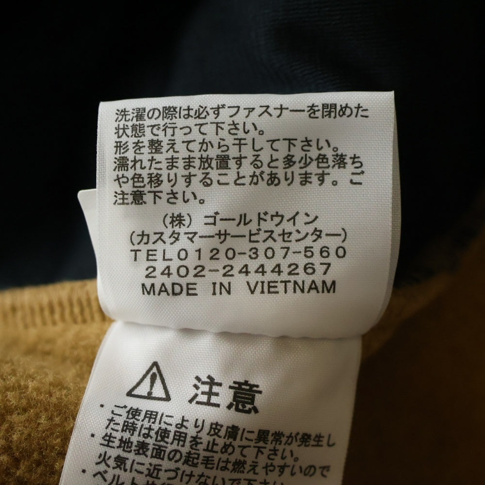 THE NORTH FACE(ザノースフェイス) DENALI JACKET ナイロン切り替え ジップアップ フリース デナリ ジャケット ブラック/ブラウン NA72450