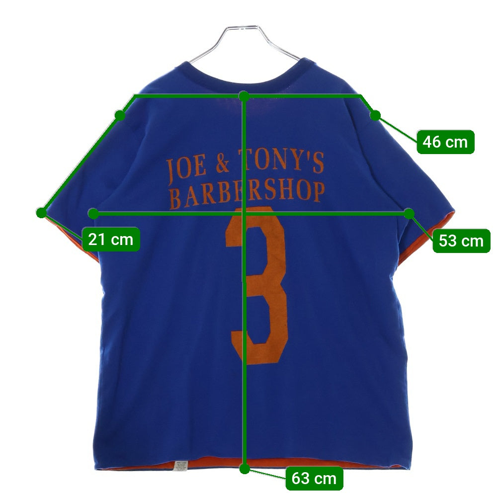 VINTAGE(ヴィンテージ) 90s BEASTIE BOYS JUNIOR VARSITY TOUR ビースティボーイズ ジュニアバーシティツアー カレッジロゴプリント リバーシブル クルーネック半袖Tシャツ カットソー