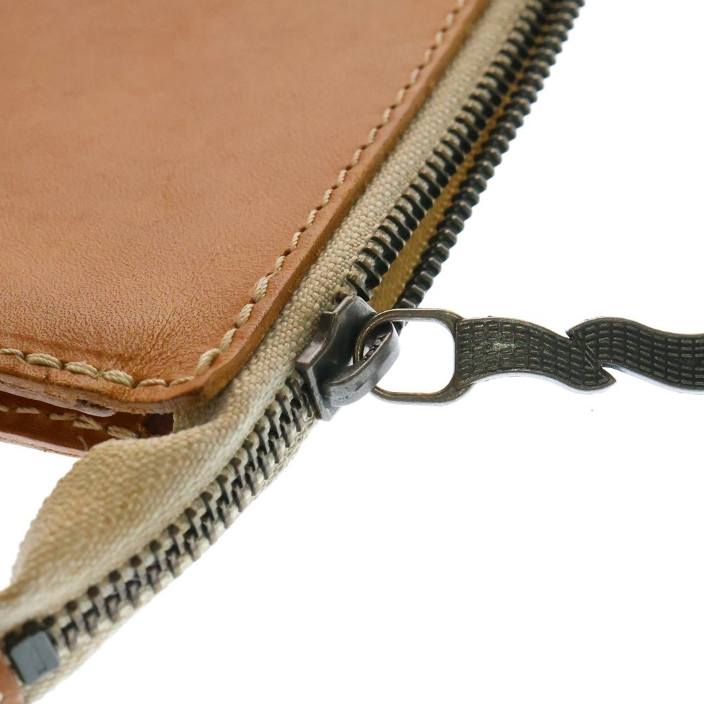 nudie jeans(ヌーディージーンズ) OSCARSSON GEAR CASE オスカーソン ギアケース カウレザークラッチバッグ ブラウン