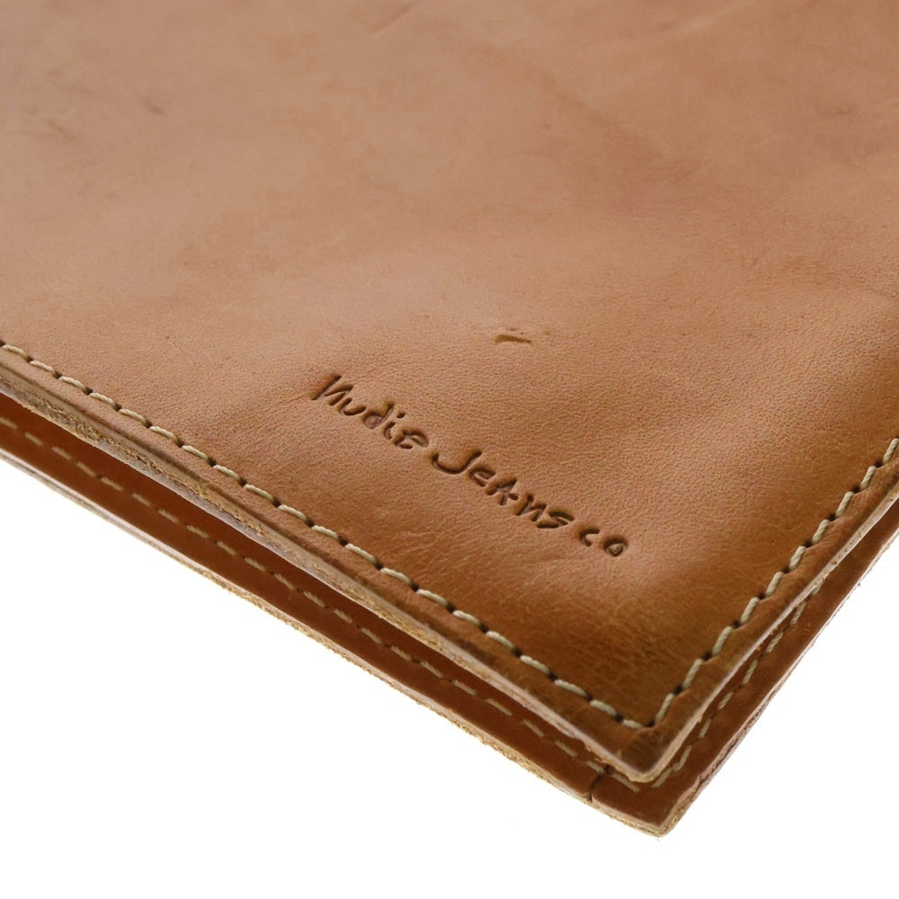 nudie jeans(ヌーディージーンズ) OSCARSSON GEAR CASE オスカーソン ギアケース カウレザークラッチバッグ ブラウン