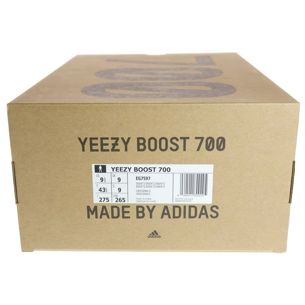 adidas(アディダス) YEEZY BOOST 700 INERTIA イージーブースト 700 イナーシャ ローカットスニーカー グレー US9.5/27.5cm EG7597