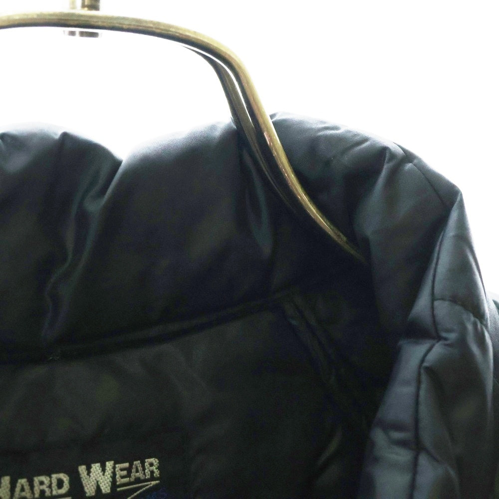 BEAMS(ビームス) HARDWEAR 中綿 ワッペン付き レーサージャケット ブラック