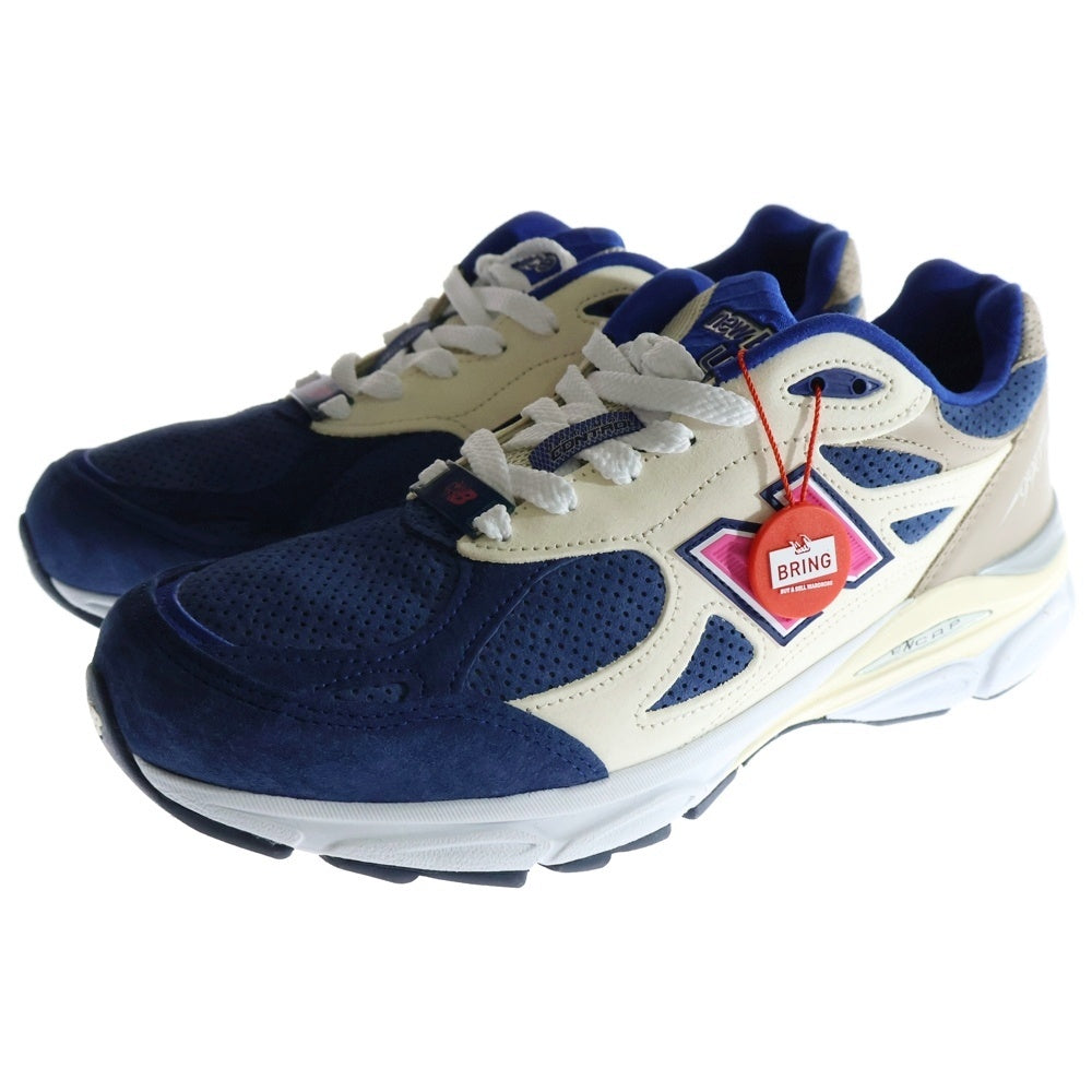 New Balance(ニューバランス) ×KITH M990KH3 キス スエード ローカットスニーカー ブルー/ベージュ US10.5/28.5cm