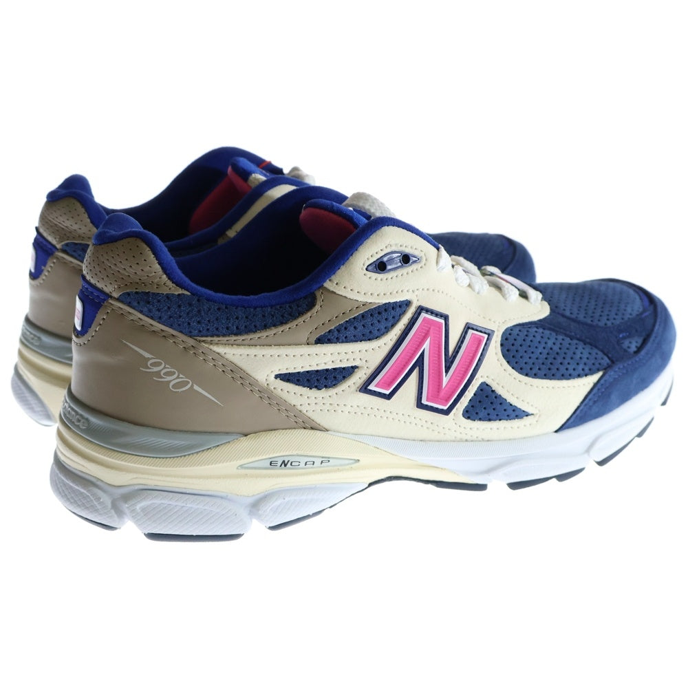 New Balance(ニューバランス) ×KITH M990KH3 キス スエード ローカットスニーカー ブルー/ベージュ US10.5/28.5cm