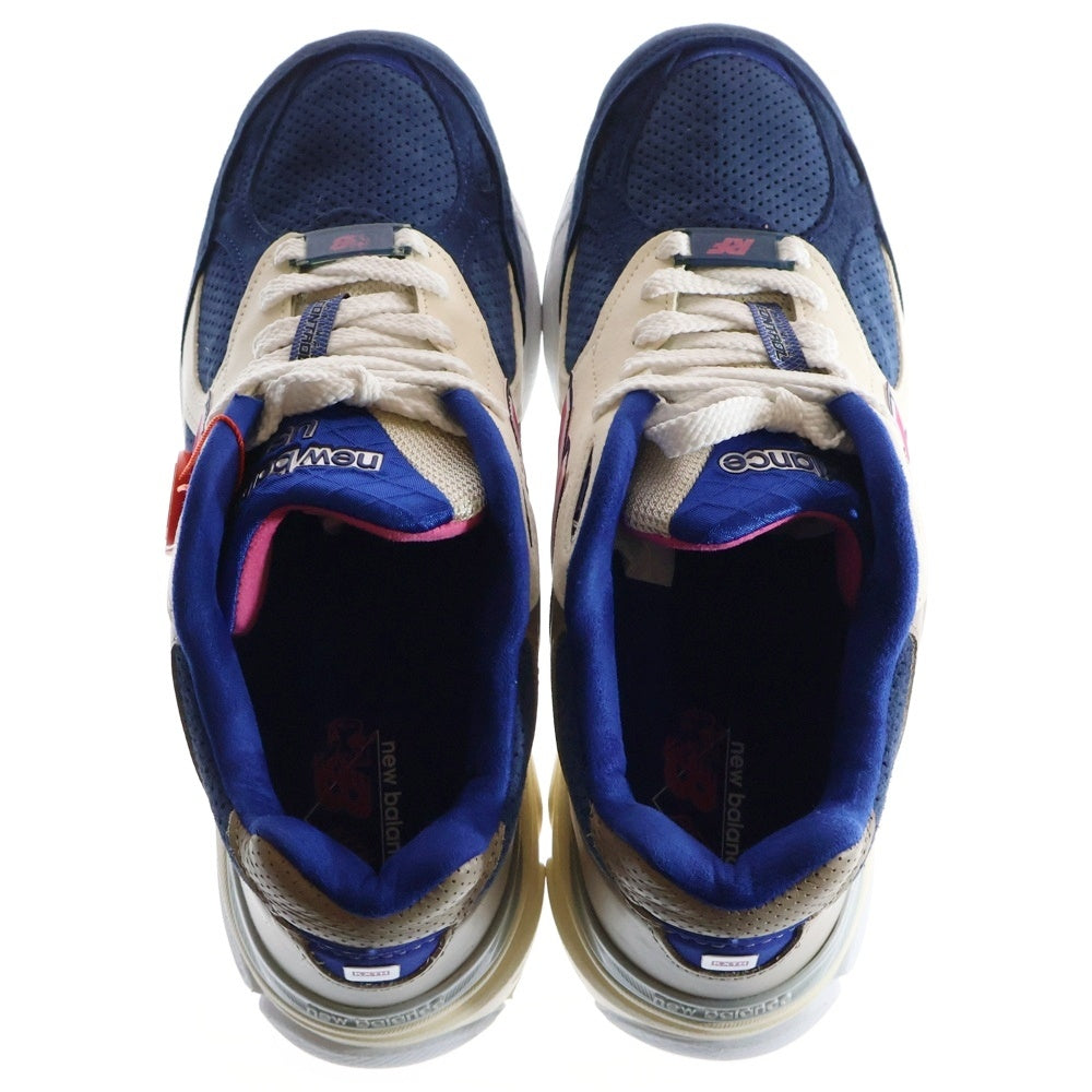 New Balance(ニューバランス) ×KITH M990KH3 キス スエード ローカットスニーカー ブルー/ベージュ US10.5/28.5cm