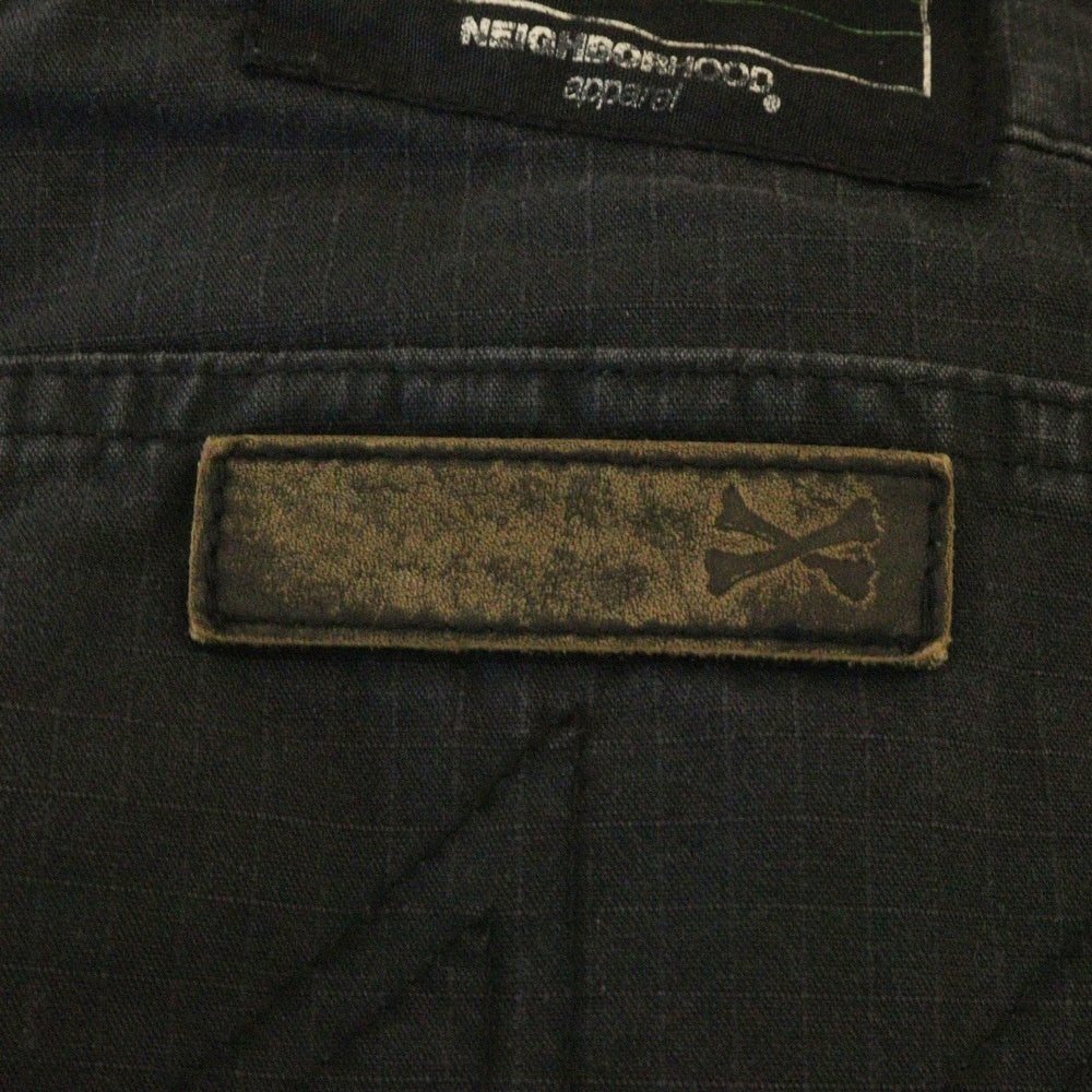 NEIGHBORHOOD(ネイバーフッド) 01SS バックジップデザイン ナイロン ベイカーパンツ グレー