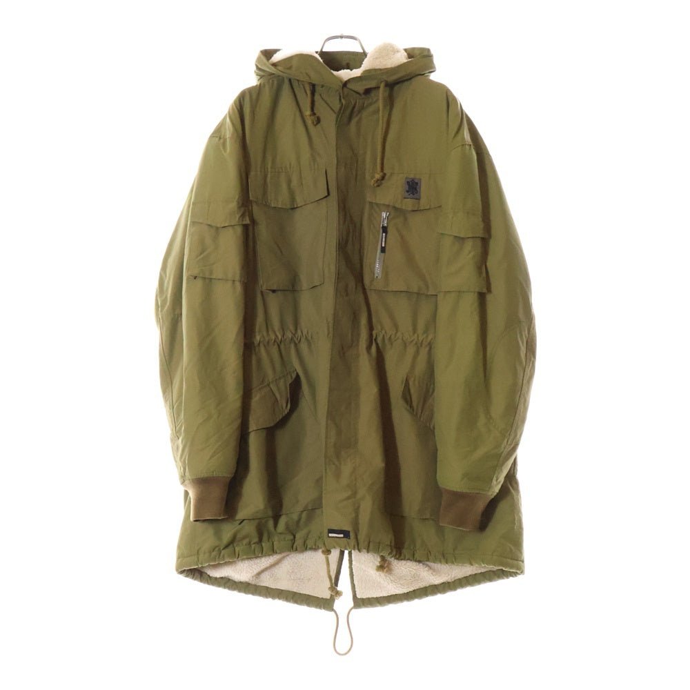 NEIGHBORHOOD(ネイバーフッド) 03AW マルチポケット モッズコート ミリタリー フーデッド ジャケット パーカー カーキ