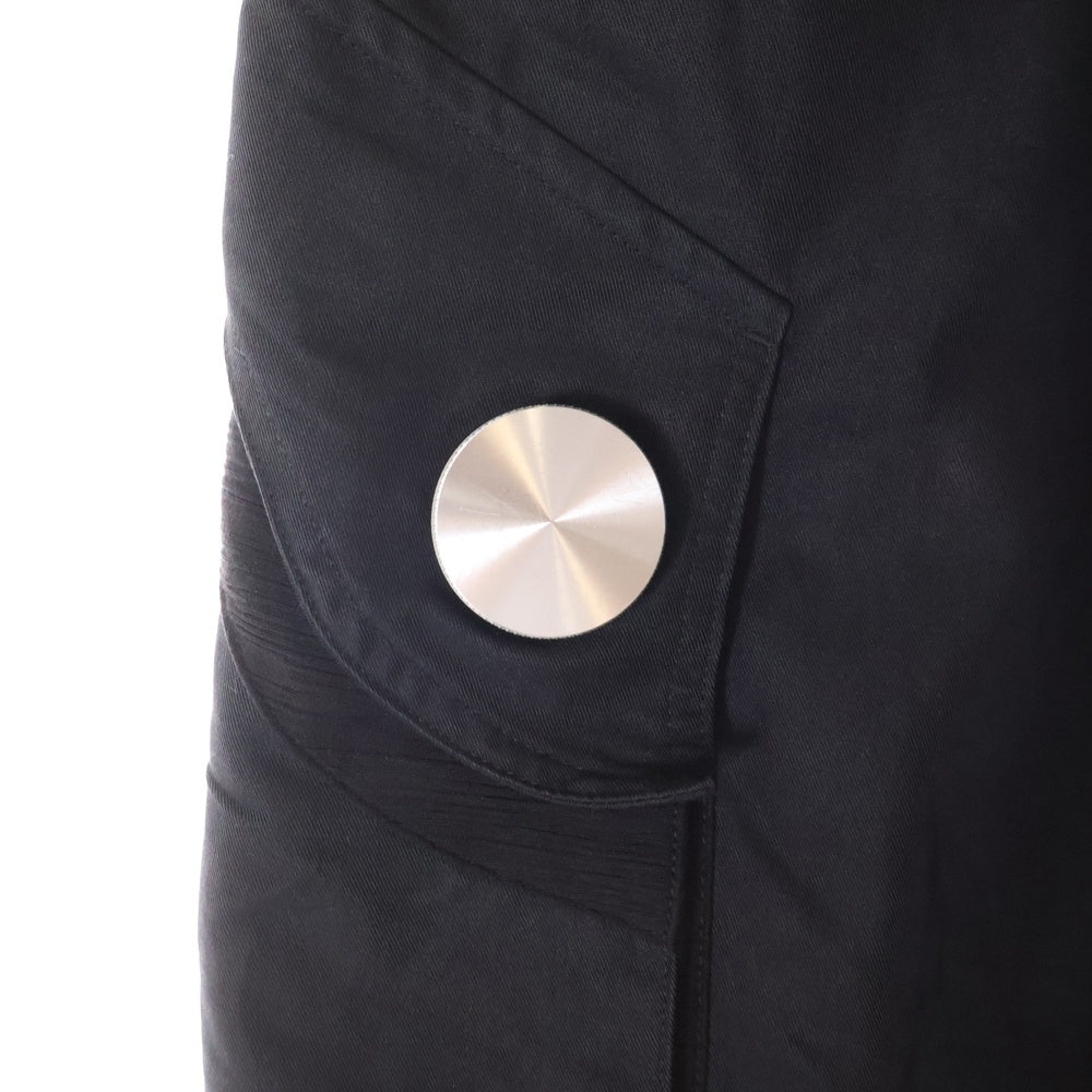 cmmawear(コマウェア) GAIA CARGO TROUSERS ガイア コットン ワイド カーゴパンツ トラウザー ブラック
