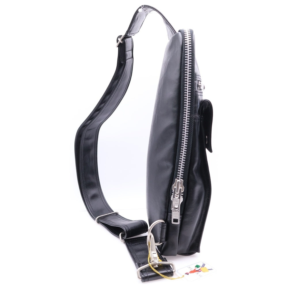 PORTER(ポーター) SLING SHOULDER BAG スリング レザーショルダーバッグ ボディバッグ ブラック 707-06127