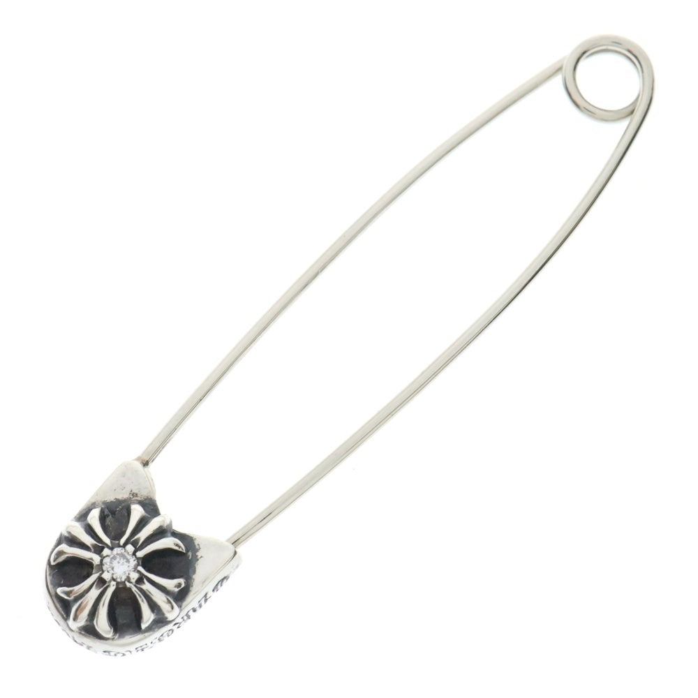 CHROME HEARTS(クロムハーツ) SAFETYPIN LG AFTER 1DIA セーフティピン ラージ アフター 1ダイヤ シルバー BCA309