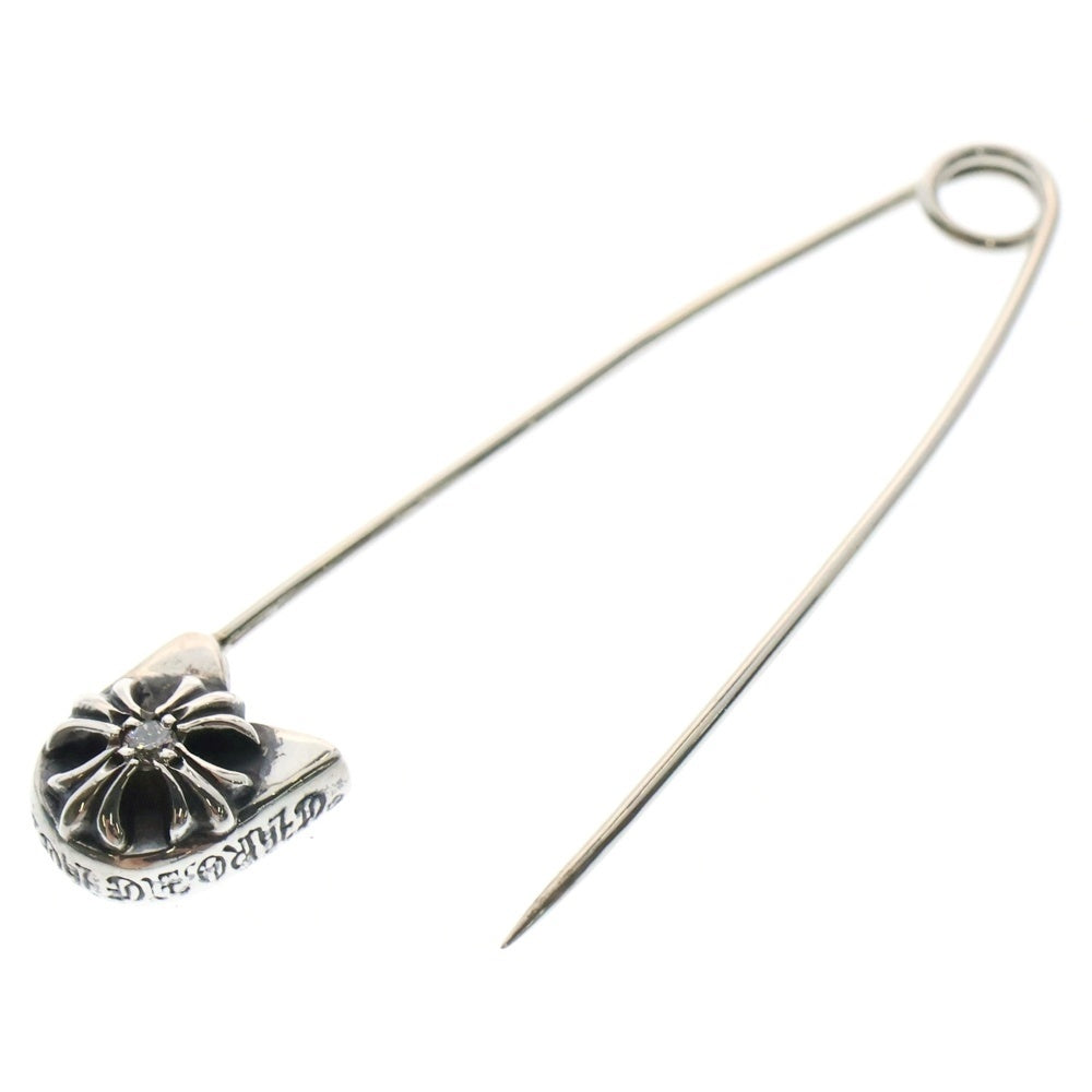 CHROME HEARTS(クロムハーツ) SAFETYPIN LG AFTER 1DIA セーフティピン ラージ アフター 1ダイヤ シルバー BCA309