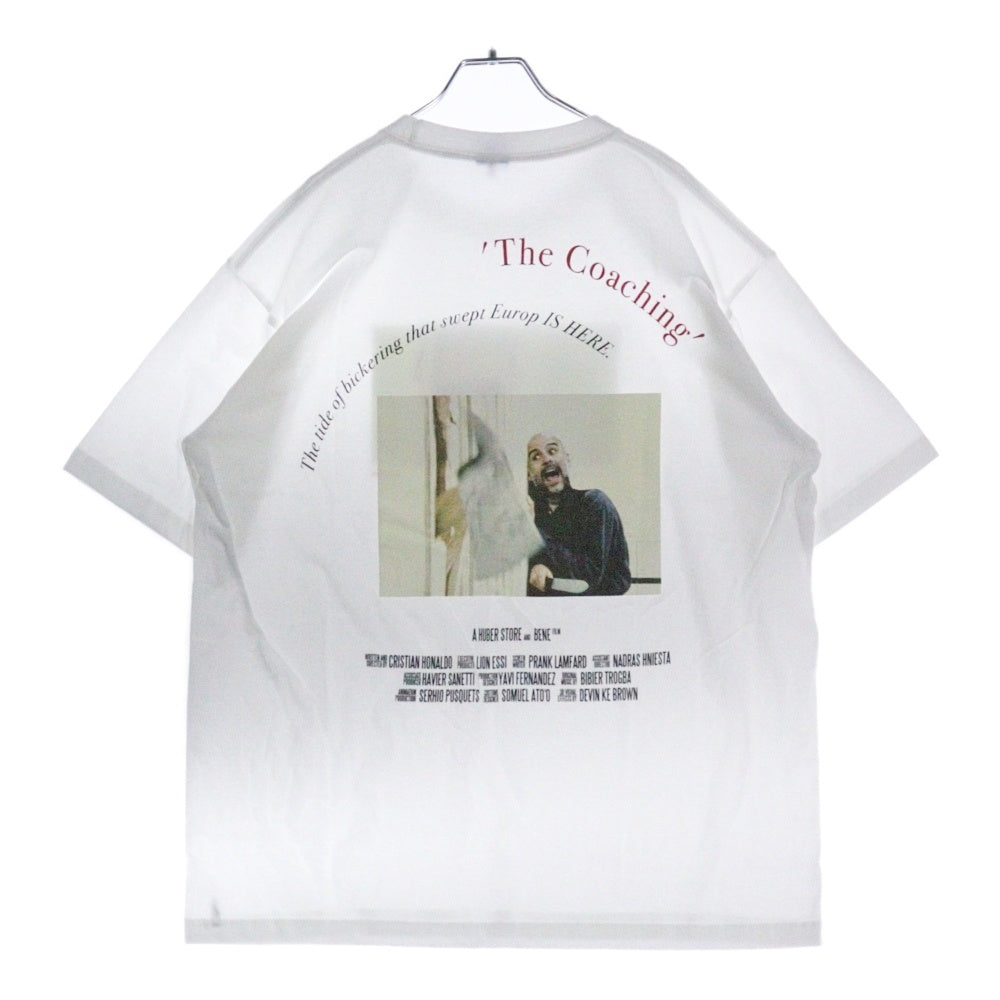 HUBER STORE(ヒューバーストア) 25SS COAHING TEE コーチングTシャツ ホワイト
