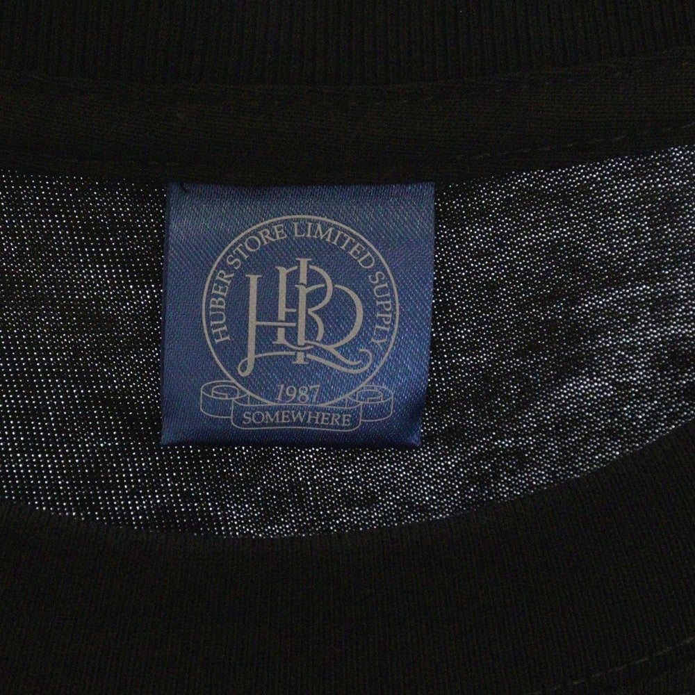 HUBER STORE(ヒューバーストア) 25SS COAHING TEE コーチングTシャツ ブラック