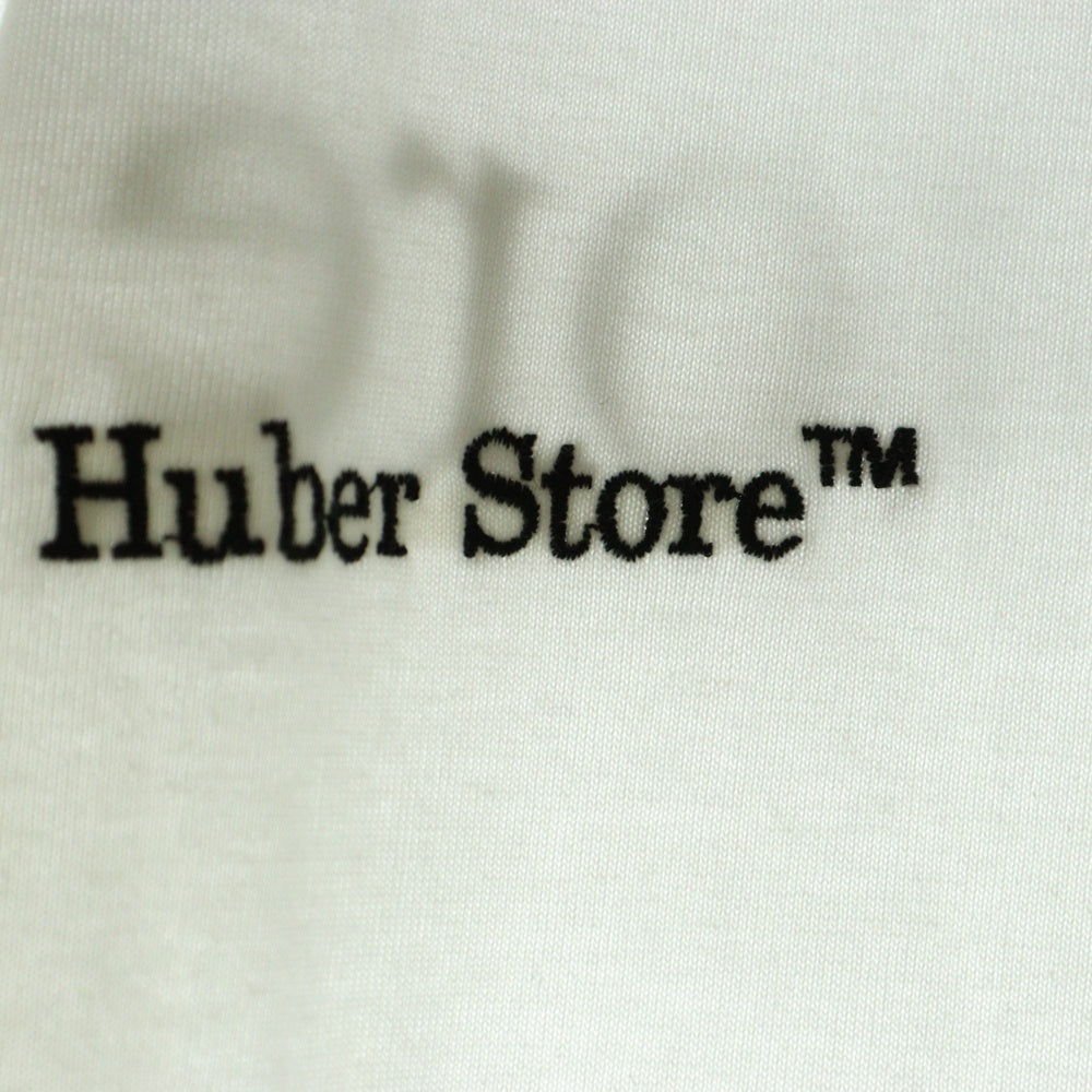 HUBER STORE(ヒューバーストア) 25SS ORIGINAL ENBLEM TEE オリジナルエンブレムTシャツ ホワイト