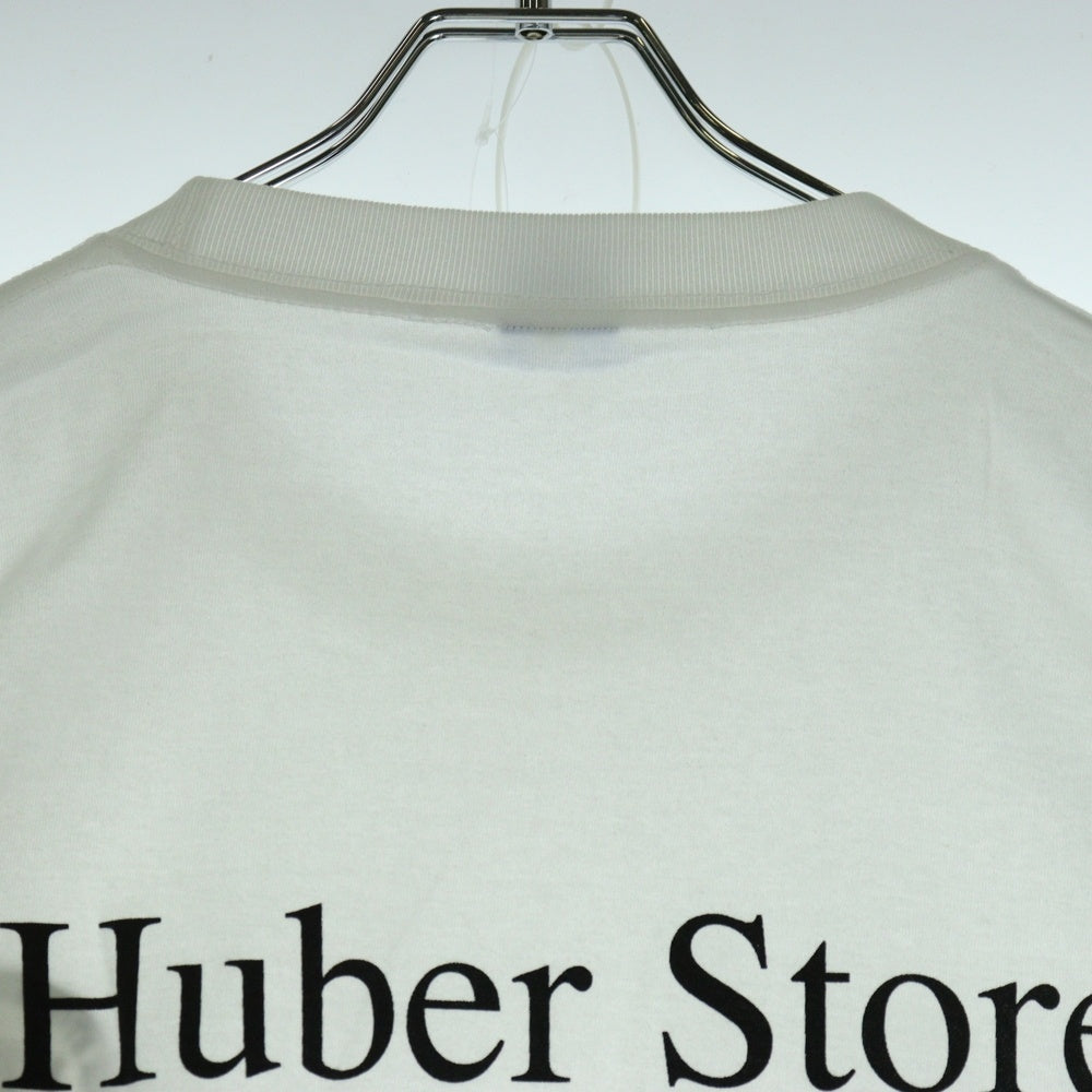 HUBER STORE(ヒューバーストア) 25SS ORIGINAL ENBLEM TEE オリジナルエンブレムTシャツ ホワイト