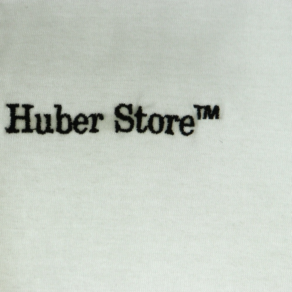 HUBER STORE(ヒューバーストア) 25SS ORIGINAL ENBLEM TEE オリジナルエンブレムTシャツ ホワイト