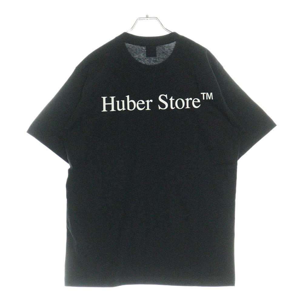 HUBER STORE(ヒューバーストア) 25SS ORIGINAL ENBLEM TEE オリジナルエンブレムTシャツ ブラック