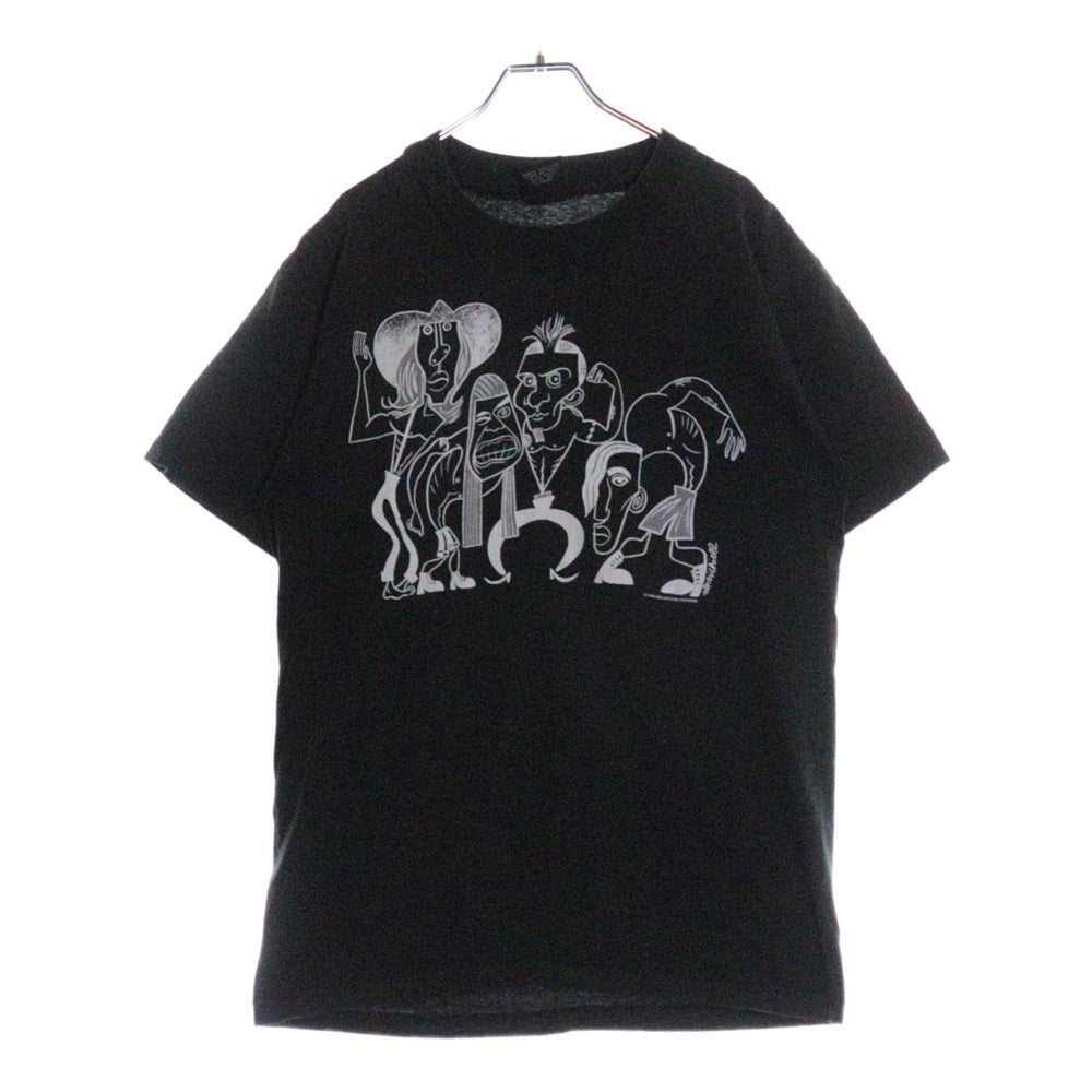 VINTAGE(ヴィンテージ) 90S VINTAGE RED HOT CHILI PEPPERS PICASSO レッドホットチリペッパーズ ピカソ プリント半袖Tシャツ カットソー ブラック