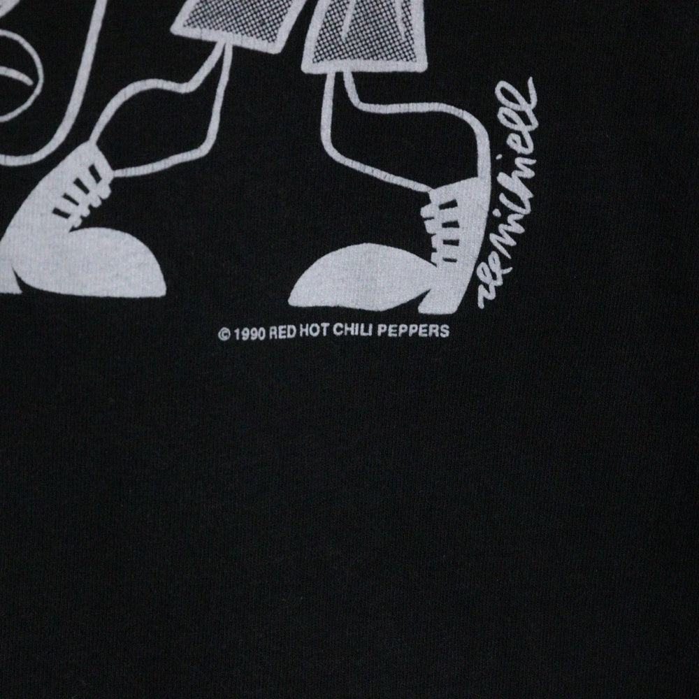 VINTAGE(ヴィンテージ) 90S VINTAGE RED HOT CHILI PEPPERS PICASSO レッドホットチリペッパーズ ピカソ プリント半袖Tシャツ カットソー ブラック