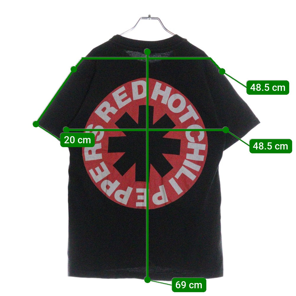 VINTAGE(ヴィンテージ) 90S VINTAGE RED HOT CHILI PEPPERS PICASSO レッドホットチリペッパーズ ピカソ プリント半袖Tシャツ カットソー ブラック