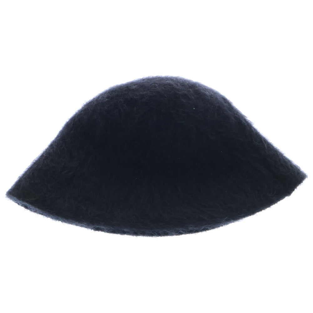 LOUIS VUITTON(ルイヴィトン) LV Fluffy Hat フラフィー ミックスウール ロゴ エンブロイダリー バケットハット 帽子 レディース ブラック M7792M
