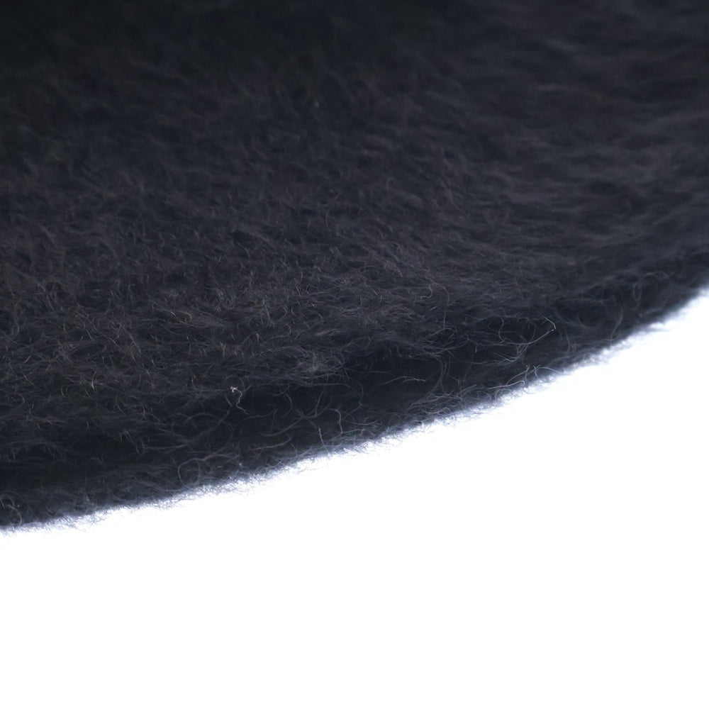 LOUIS VUITTON(ルイヴィトン) LV Fluffy Hat フラフィー ミックスウール ロゴ エンブロイダリー バケットハット 帽子 レディース ブラック M7792M