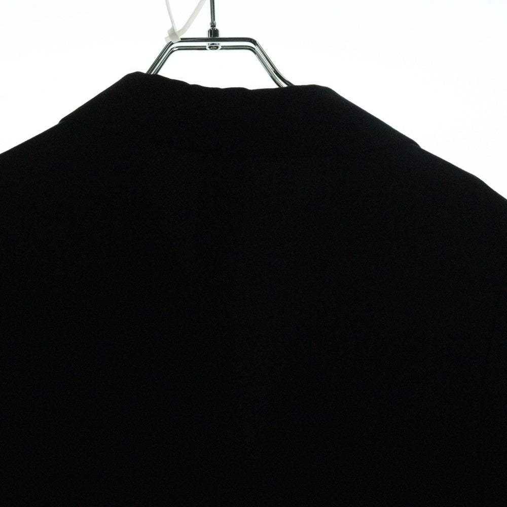 Yohji Yamamoto FEMME(ヨウジヤマモトファム) 04SS 変形 レーヨン ベルト 1B シングルテーラードジャケット レディース ブラック FZ-J08-206