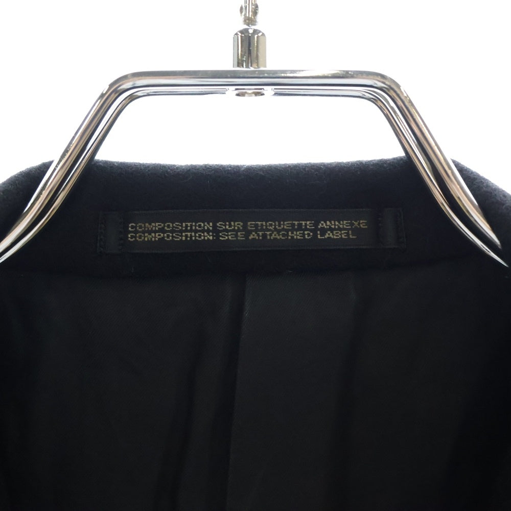 Yohji Yamamoto POUR HOMME(ヨウジヤマモト プールオム) 93AW ウール混 ダブルテーラードジャケット ブラック HP-J44-113
