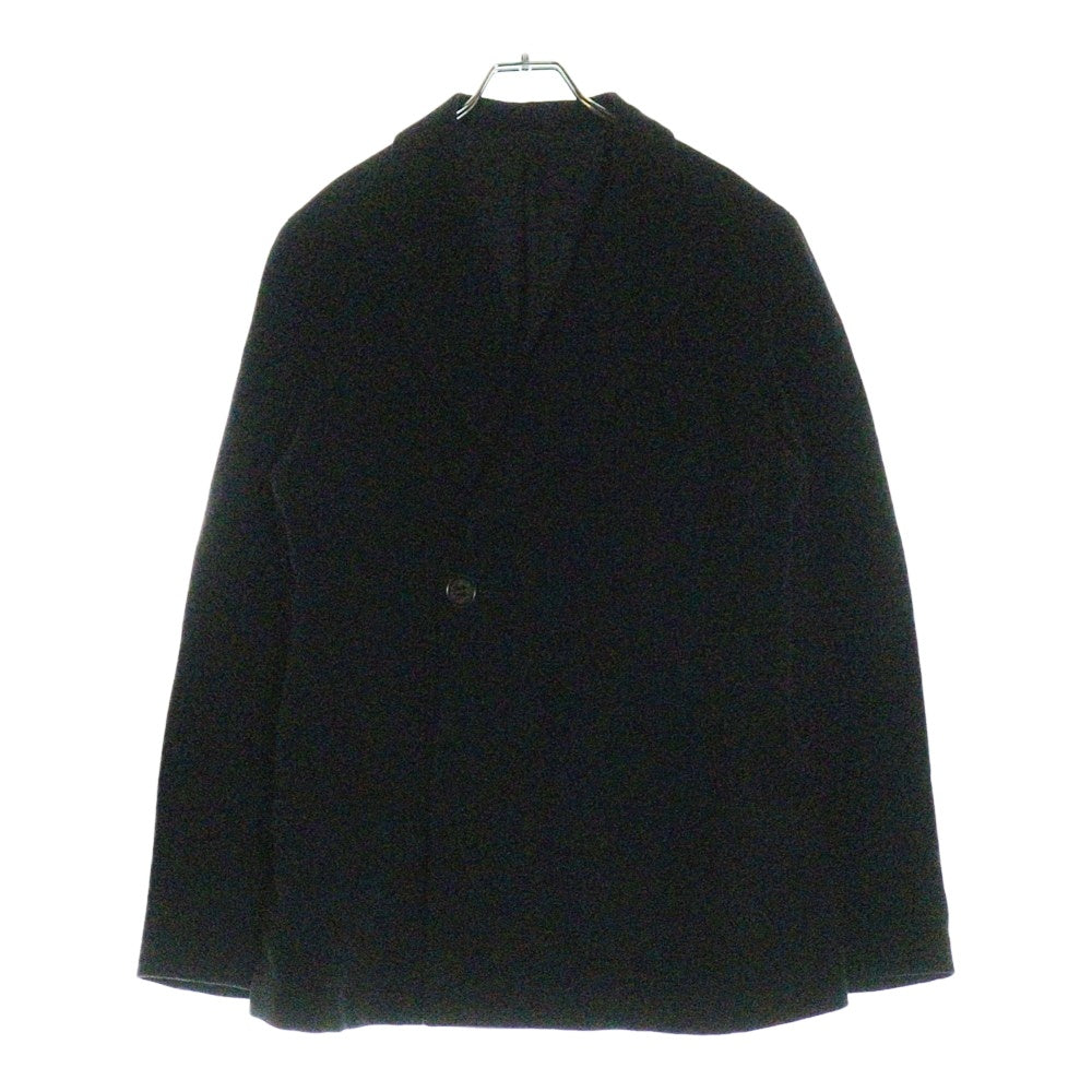 Yohji Yamamoto FEMME(ヨウジヤマモトファム) 03AW ウール混 ピークドラペル テーラードジャケット レディース ブラック FU-J19-117