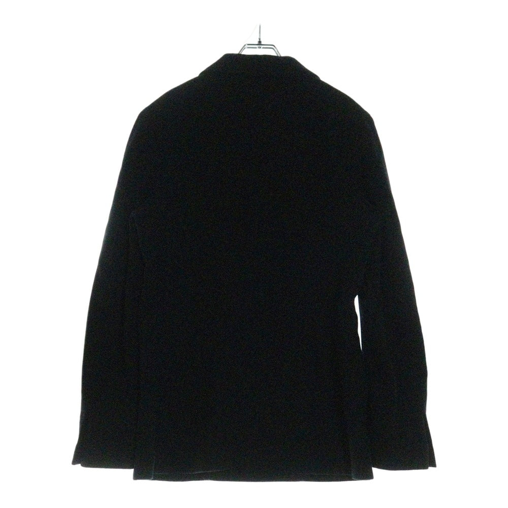 Yohji Yamamoto FEMME(ヨウジヤマモトファム) 03AW ウール混 ピークドラペル テーラードジャケット レディース ブラック FU-J19-117