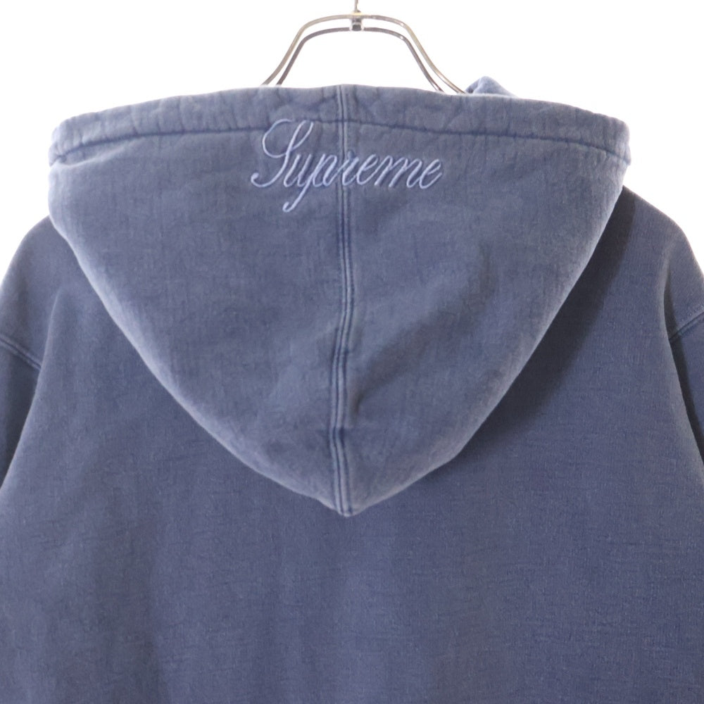 SUPREME(シュプリーム) 14AW Overdyed Hooded Sweatshirt オーバーダイ加工 フーデッドスウェットパーカー フーディー ブルー
