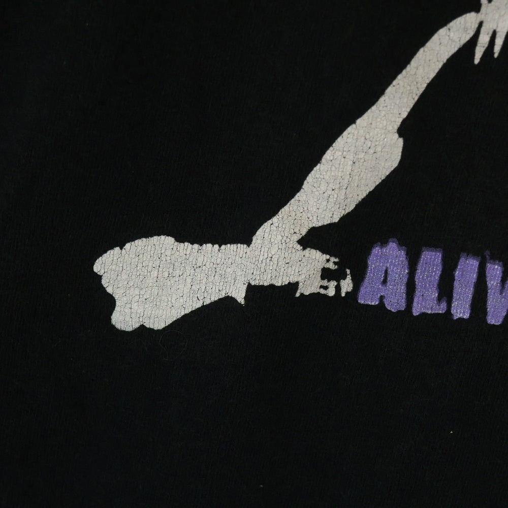 VINTAGE(ヴィンテージ) 90S VINTAGE PEARL JAM ALIVE FRUIT OF THE LOOM ヴィンテージ パールジャム アライブ クルーネック 長袖Tシャツ カットソー ブラック