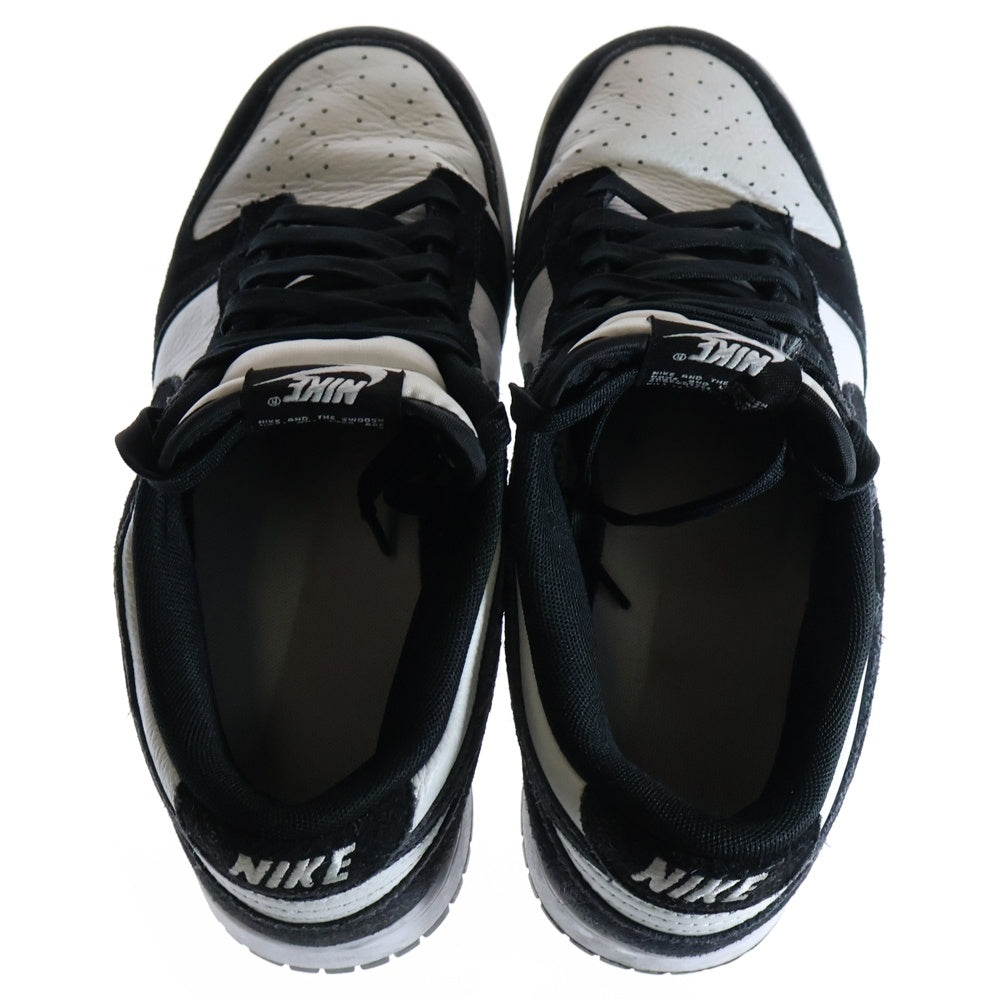 NIKE(ナイキ) DUNK LOW SUEDE ダンク ロー スウェード ローカット スニーカー パンダ ブラック/ホワイト US8.5/26.5cm FQ8249-100